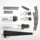 ♻️  20x Märklin vías rectas, topes de vías, encarrilador etc sistema K  H0 escala 1:87