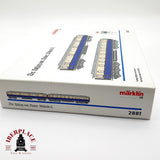 ♻️ AC Märklin 2881 set Carro de servicio de las damas, con cocina H0 escala 1:87