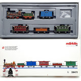 ♻️ AC Märklin 28471 set Locomotora linea Brötil de Español, el primer tren de Suiza H0 escala 1:87