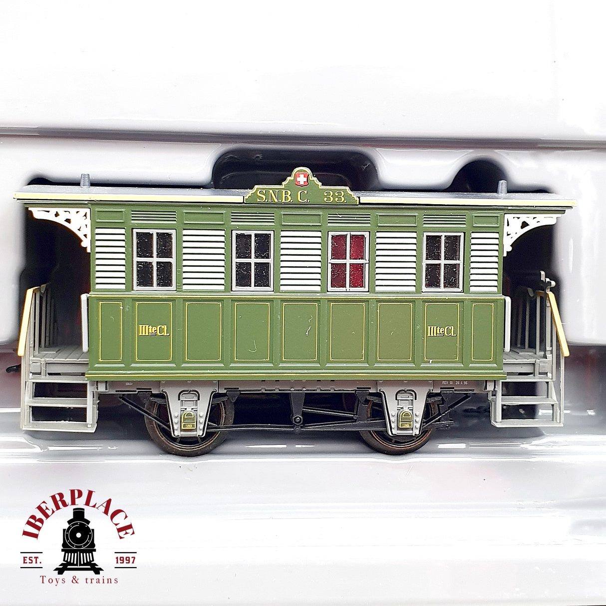 ♻️ AC Märklin 28471 set Locomotora linea Brötil de Español, el primer tren de Suiza H0 escala 1:87