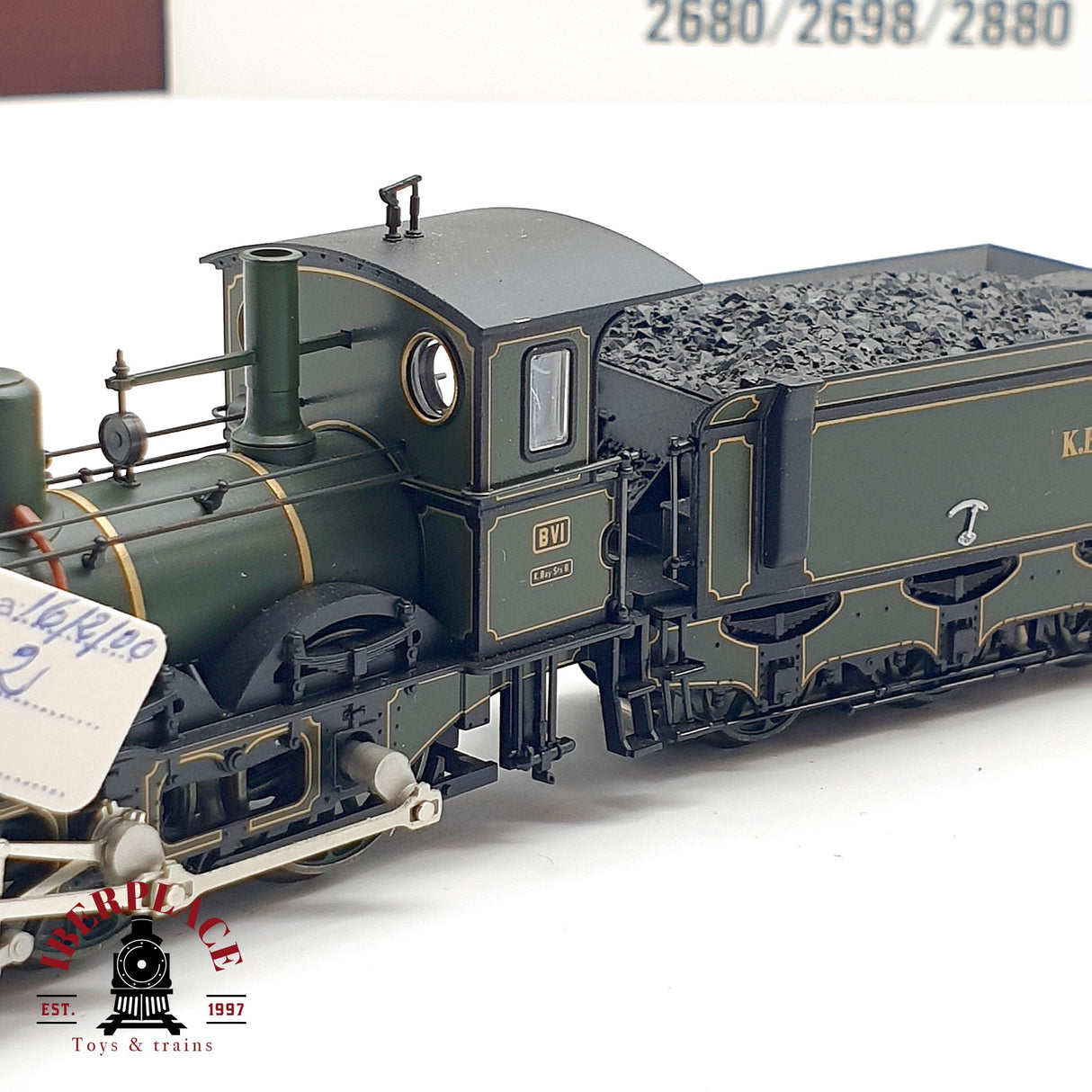 ♻️ AC Märklin 2880 Locomotora B IV Tristan con vitrina H0 escala 1:87