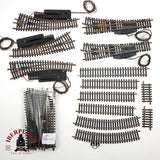 ♻️  Märklin Lote mixto desvíos, vías curvas y rectas, algunas con defecto sistema K H0 escala 1:87