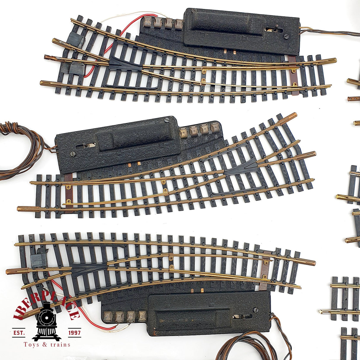 ♻️  Märklin Lote mixto desvíos, vías curvas y rectas, algunas con defecto sistema K H0 escala 1:87