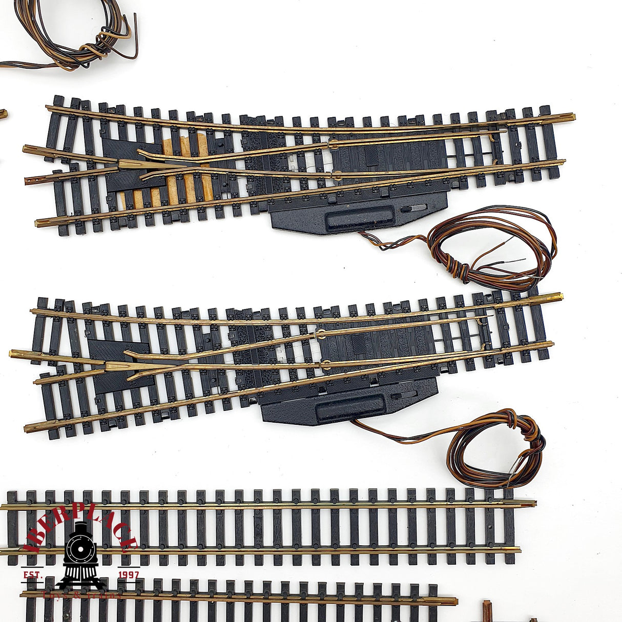 ♻️  Märklin Lote mixto desvíos, vías curvas y rectas, algunas con defecto sistema K H0 escala 1:87