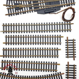 ♻️  Märklin Lote mixto desvíos, vías curvas y rectas, algunas con defecto sistema K H0 escala 1:87