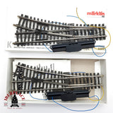 💡♻️ Märklin 2263 dos desvíos eléctricos a la derecha K H0 escala 1:87