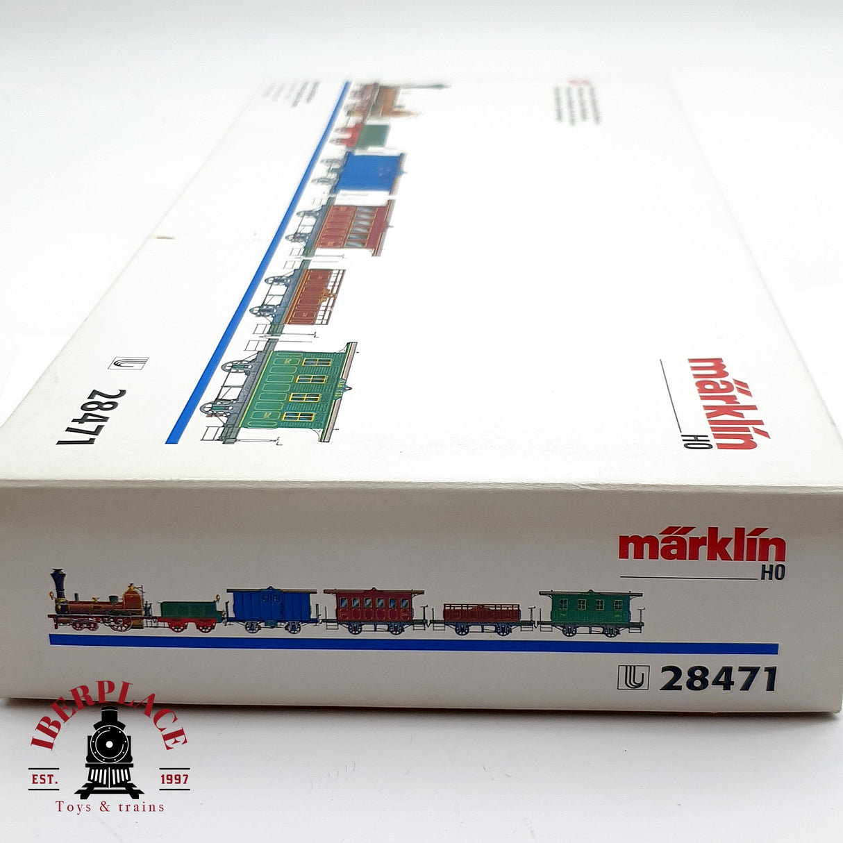 ♻️ AC Märklin 28471 set Locomotora linea Brötil de Español, el primer tren de Suiza H0 escala 1:87