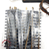 ♻️  Märklin Lote mixto desvíos, vías curvas y rectas, algunas con defecto sistema K H0 escala 1:87