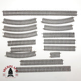 ♻️ Märklin Lote de vías rectas y curvas con defectos sistema M H0 escala 1:87