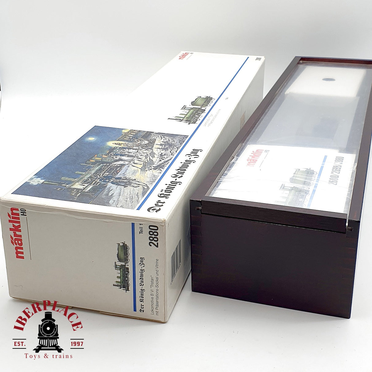 ♻️ AC Märklin 2880 Locomotora B IV Tristan con vitrina H0 escala 1:87
