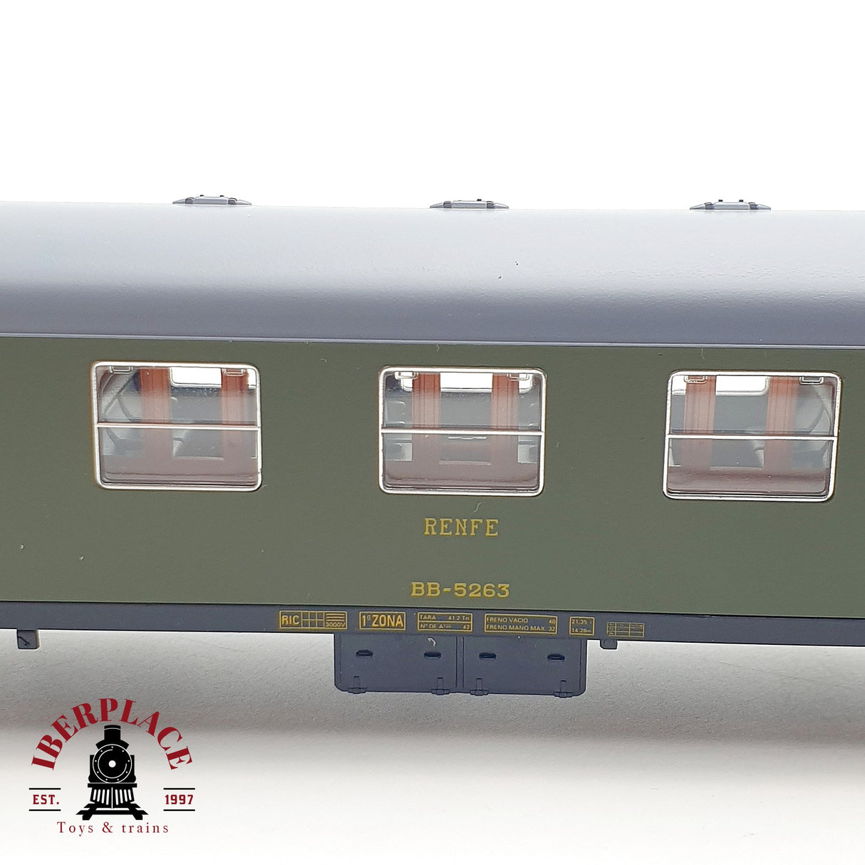 ♻️ DC Electrotren 5036K Coche 2da clase BB 5263 RENFE H0 escala 1:87
