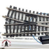 💡♻️ Märklin 2263 dos desvíos eléctricos a la derecha K H0 escala 1:87