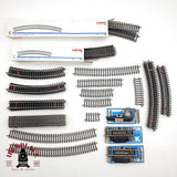 ♻️ 49x Märklin vias rectas, curvas, motores para desvios sistema M H0 escala 1:87
