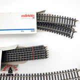 ♻️ 49x Märklin vias rectas, curvas, motores para desvios sistema M H0 escala 1:87
