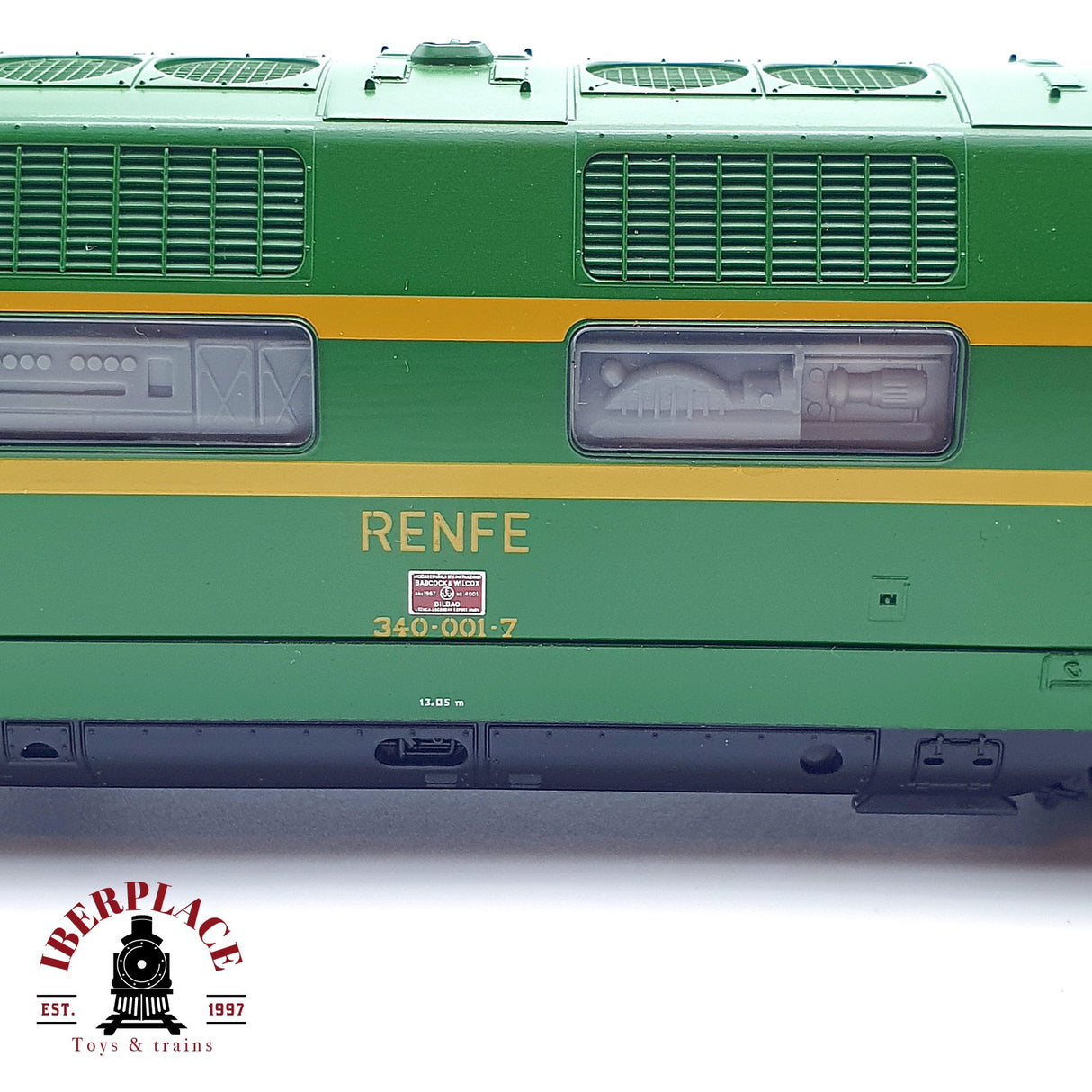 ♻️ DC Roco 43583.1 Locomotora Diesel 340 001-7 H0 escala 1:87