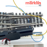 💡♻️ Märklin 2263 dos desvíos eléctricos a la derecha K H0 escala 1:87