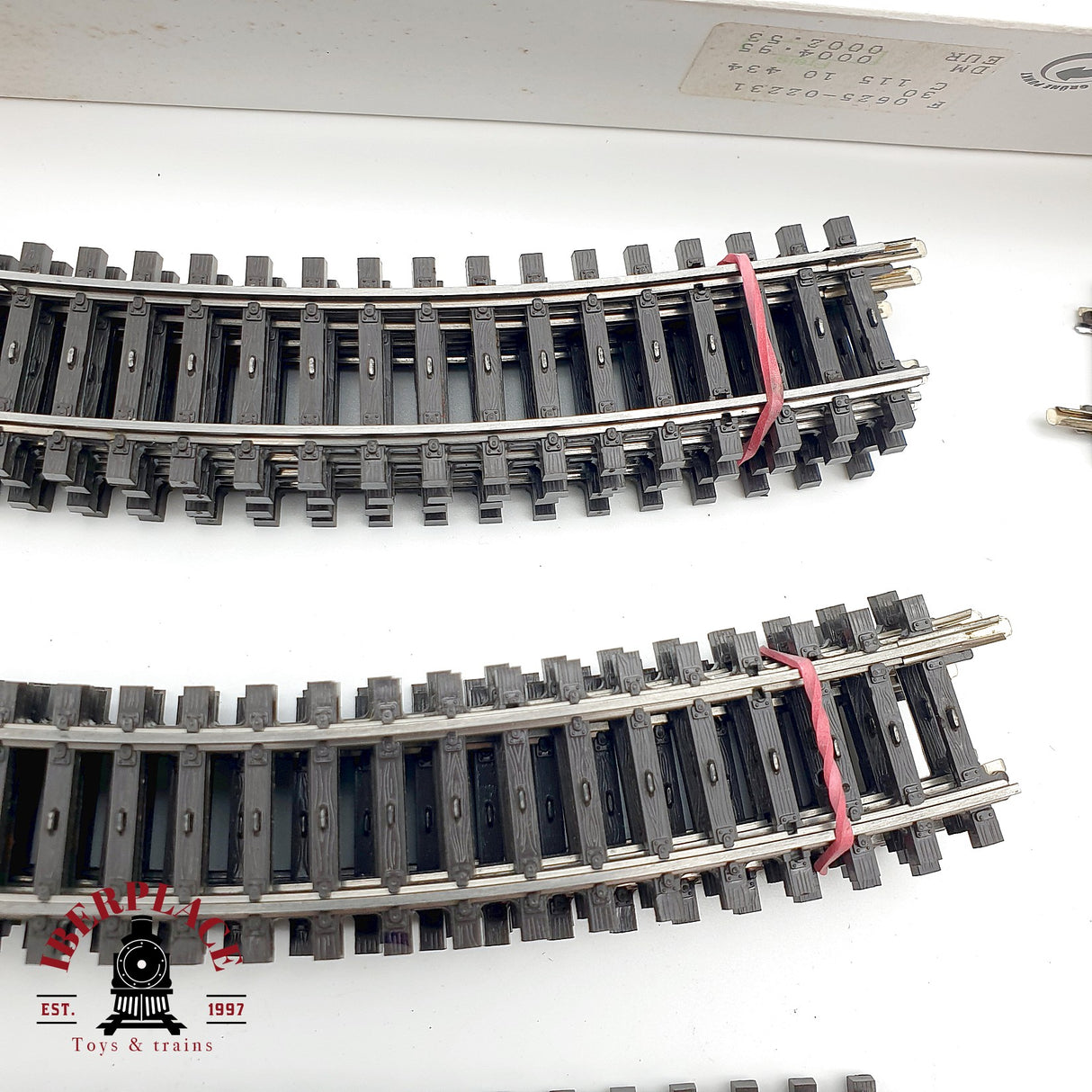 ♻️ 49x Märklin vias rectas, curvas, motores para desvios sistema M H0 escala 1:87