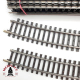 ♻️ 49x Märklin vias rectas, curvas, motores para desvios sistema M H0 escala 1:87