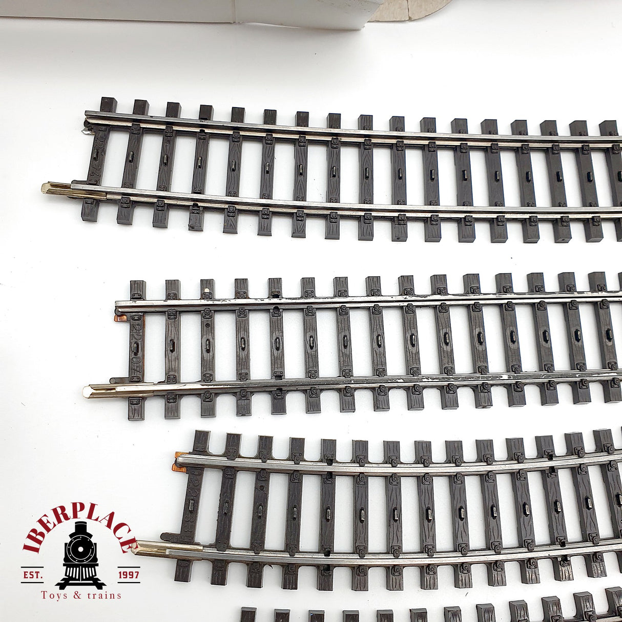 ♻️ 49x Märklin vias rectas, curvas, motores para desvios sistema M H0 escala 1:87