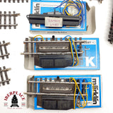 ♻️ 49x Märklin vias rectas, curvas, motores para desvios sistema M H0 escala 1:87