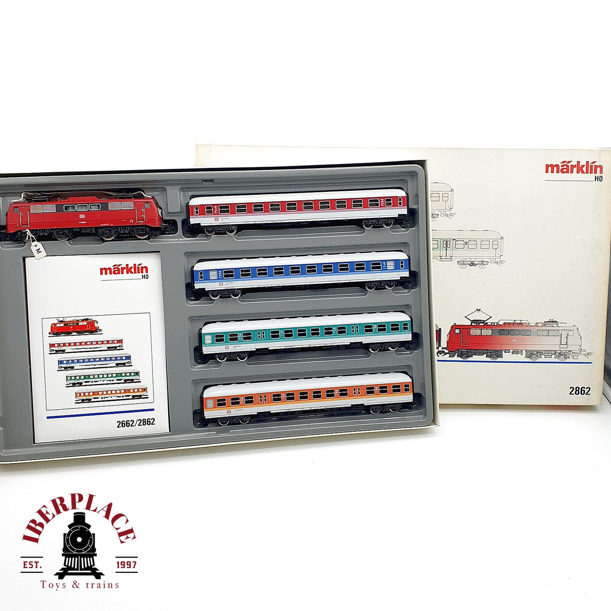 ♻️ AC Märklin 2862 set de Locomotora Demonstrations zug DB H0 escala 1:87