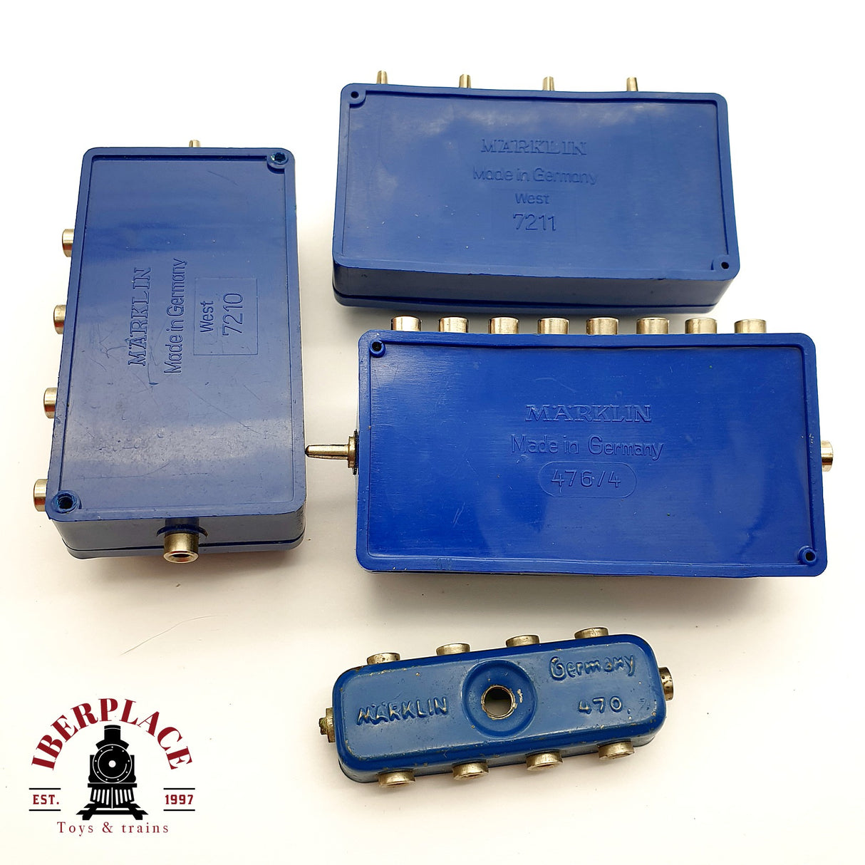 ♻️ 4x Märklin 7211 7072 Pupitres de mando, placa de distribución  H0 escala 1:87