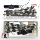 ♻️ Märklin 2263 2262 desvío eléctrico a la izquierda y derecha K H0 escala 1:87 2/3