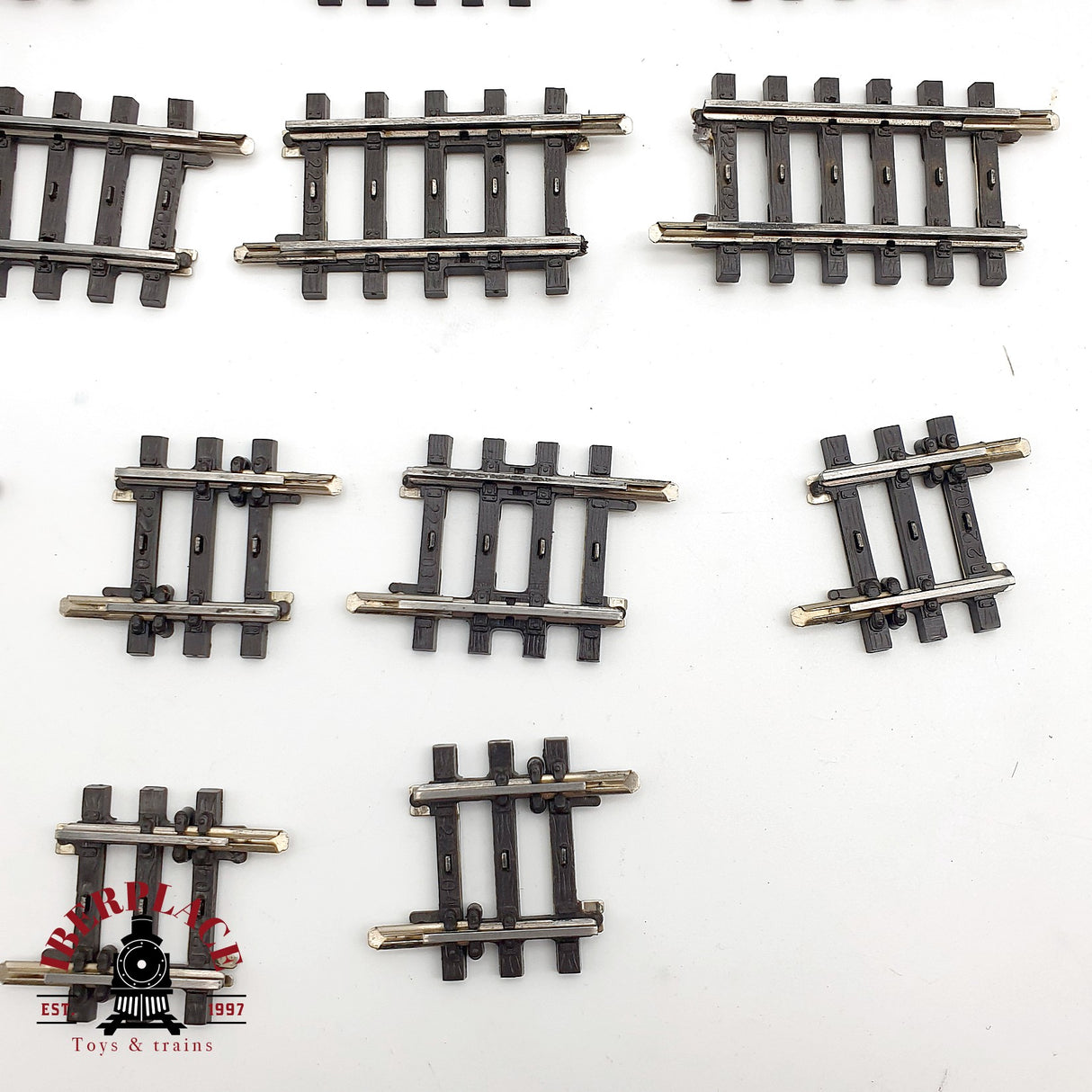 ♻️  24x Märklin 2203 2202 vias rectas cortas sistema K H0 escala 1:87
