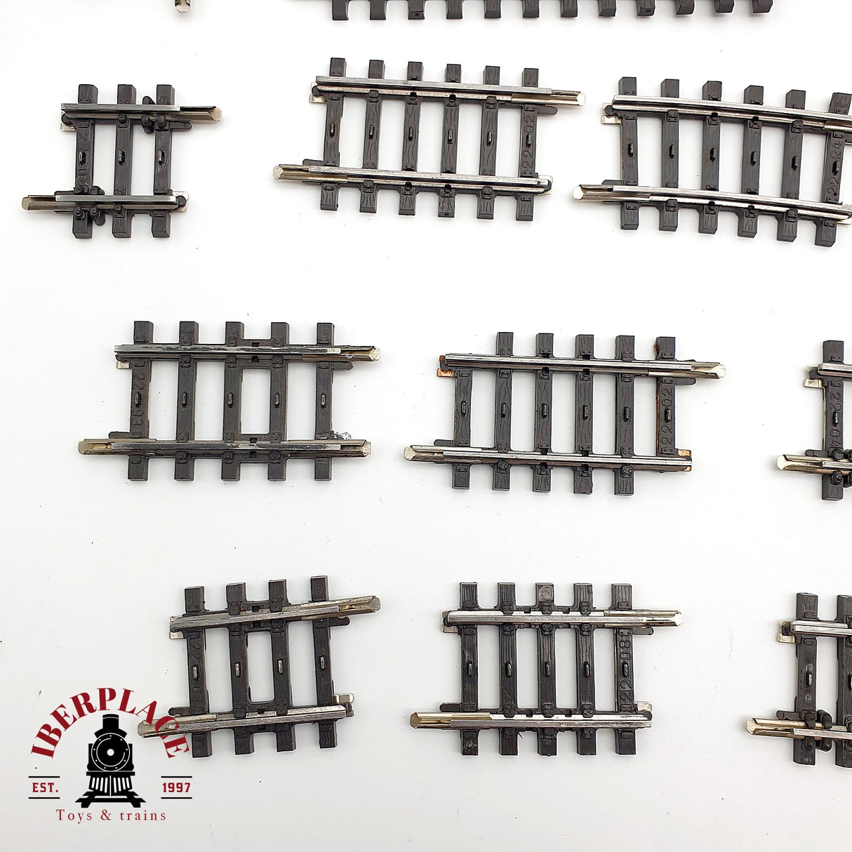 ♻️  24x Märklin 2203 2202 vias rectas cortas sistema K H0 escala 1:87