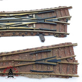♻️ 4x Fleischmann desvios manuales y travesia N escala 1:160