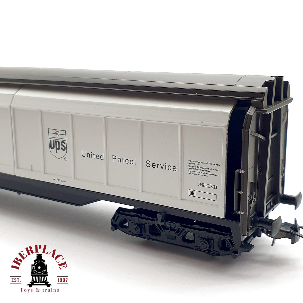 ♻️ DC Electrotren 5551K vagón cerrado UPS DB 026 2 222 H0 escala 1:87