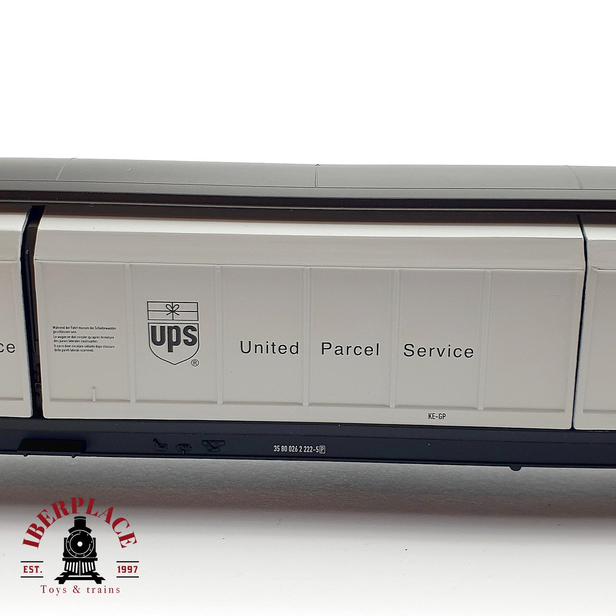 ♻️ DC Electrotren 5551K vagón cerrado UPS DB 026 2 222 H0 escala 1:87