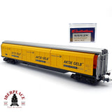 ♻️ DC Electrotren 5552K vagón cerrado Deutsche Post Aktie Gelb H0 escala 1:87