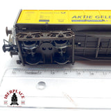♻️ DC Electrotren 5552K vagón cerrado Deutsche Post Aktie Gelb H0 escala 1:87