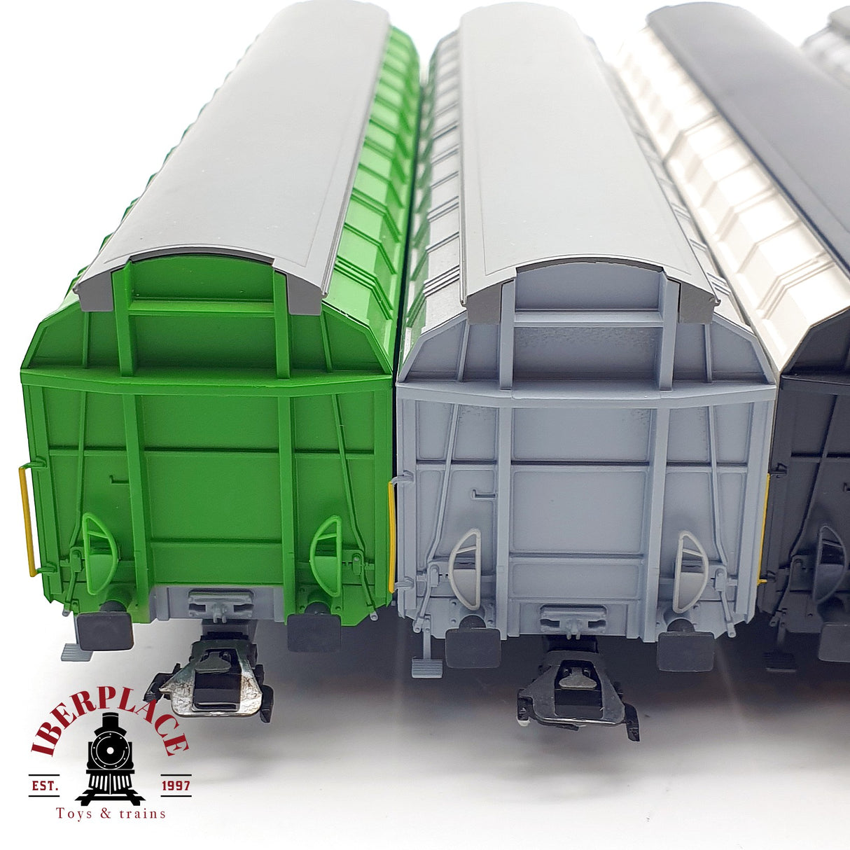 ♻️ 4x Märklin vagones de paredes deslizantes EPA, cargo Domizil SBB H0 escala 1:87