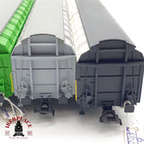 ♻️ 4x Märklin vagones de paredes deslizantes EPA, cargo Domizil SBB H0 escala 1:87