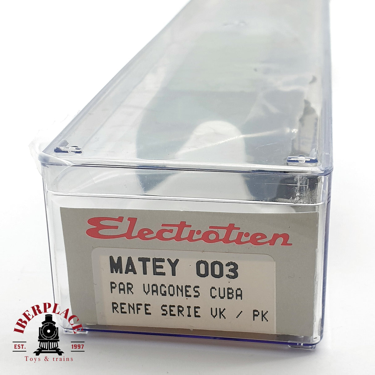 ♻️ DC Electrotren Matey 003 par de vagones cuba RENFE serie VK PK H0 escala 1:87