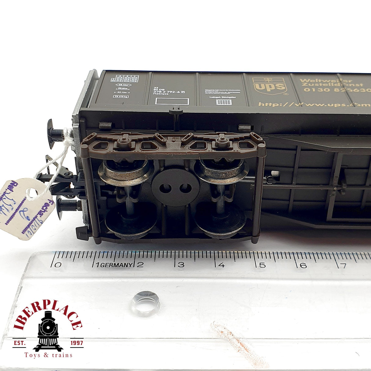 ♻️ DC Electrotren 5544K vagón cerrado UPS 217299  DB H0 escala 1:87