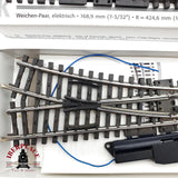 ♻️ Märklin 2263 2262 desvío eléctrico a la izquierda y derecha K H0 escala 1:87 2/3