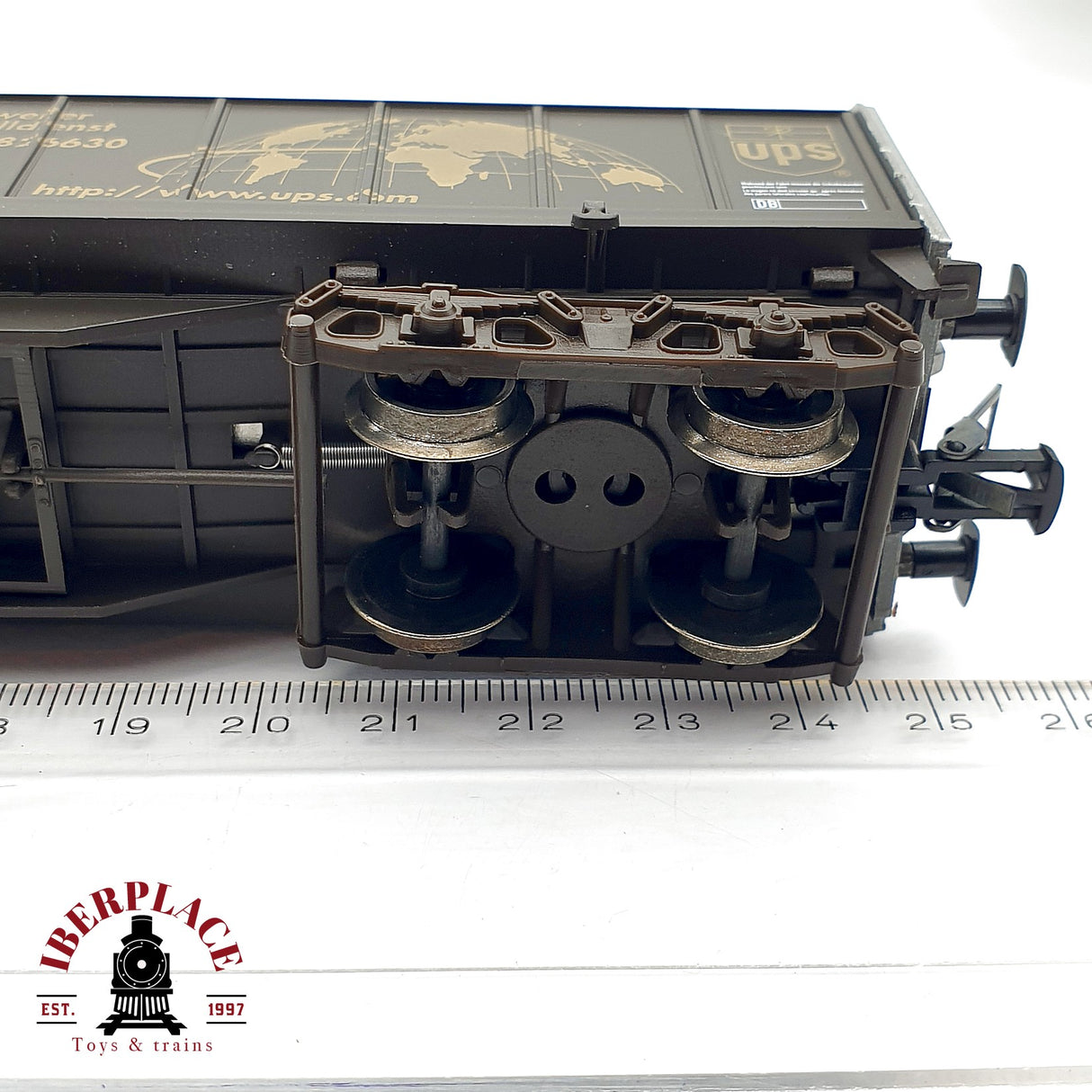 ♻️ DC Electrotren 5544K vagón cerrado UPS 217299  DB H0 escala 1:87