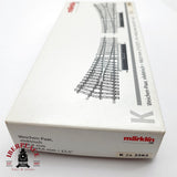 ♻️ Märklin 2263 2262 desvío eléctrico a la izquierda y derecha K H0 escala 1:87 2/3