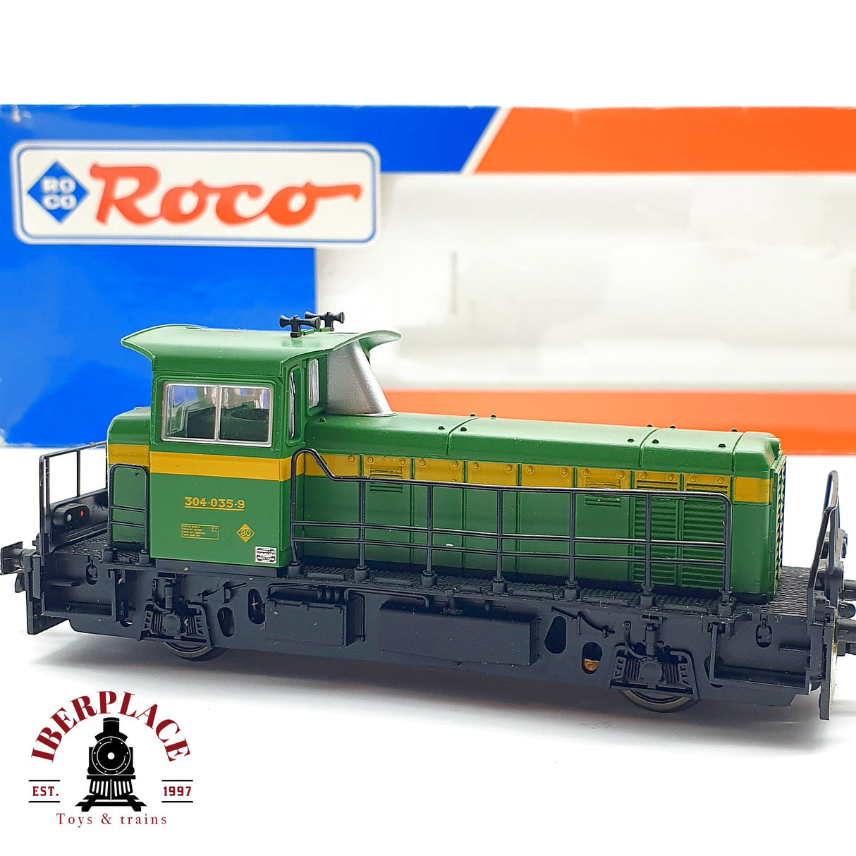 ♻️ DC Roco 43618 Locomotora RENFE 304 035-9 H0 escala 1:87