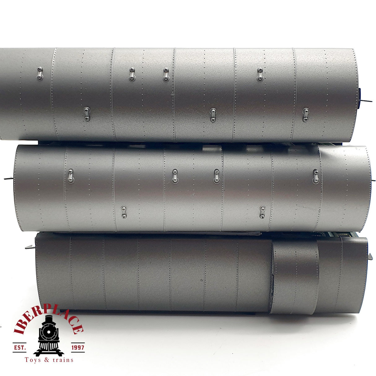 ♻️ DC 3x Fleischmann vagones pasajeros y equipaje DB clase 2 con luz H0 escala 1:87