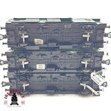 ♻️ DC 3x Fleischmann vagones pasajeros y equipaje DB clase 2 con luz H0 escala 1:87