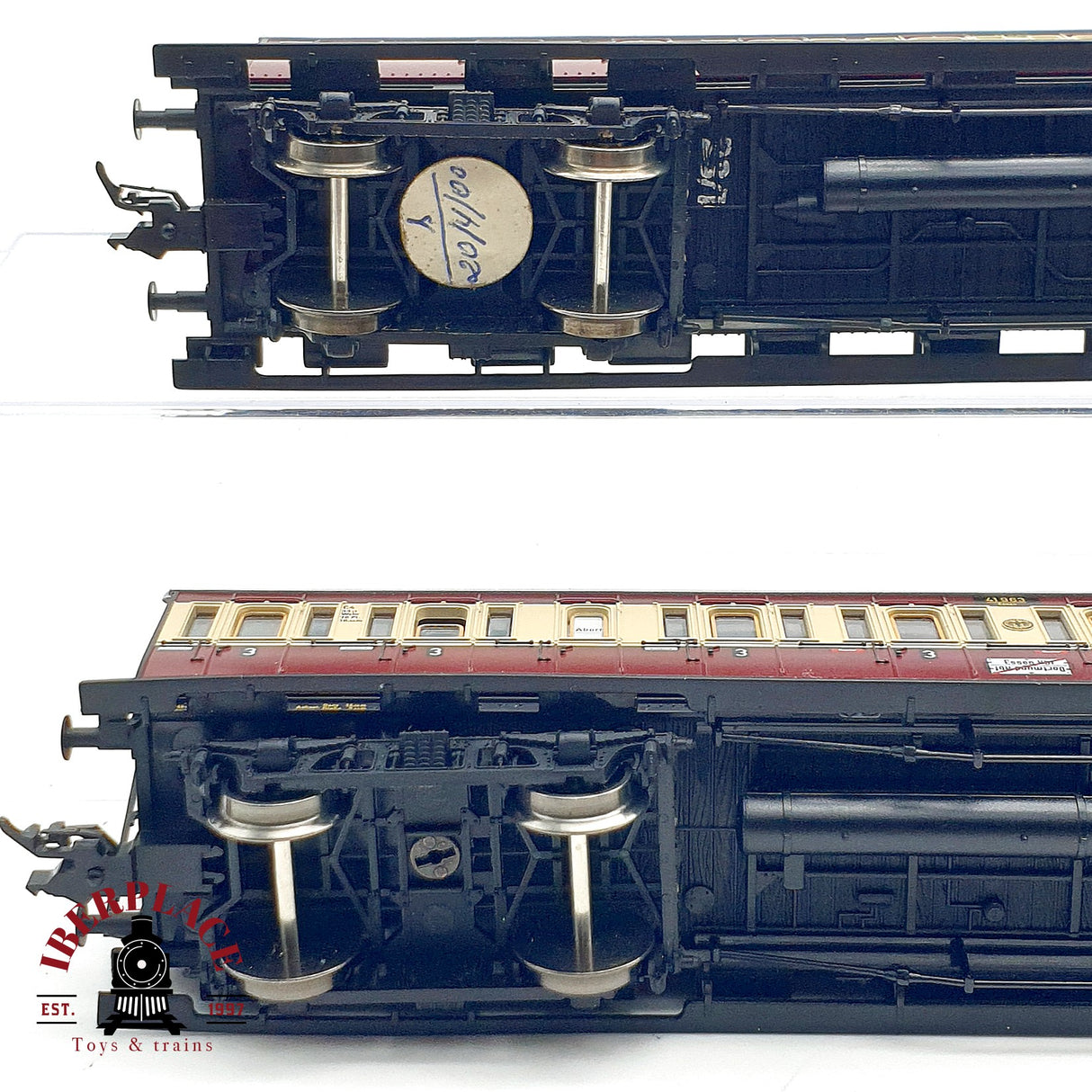 ♻️ DC 2x Fleischmann vagones pasajeros DRG 41963 41967 H0 escala 1:87