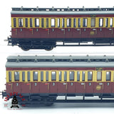 ♻️ DC 2x Liliput vagones pasajeros DRG 41299 H0 escala 1:87