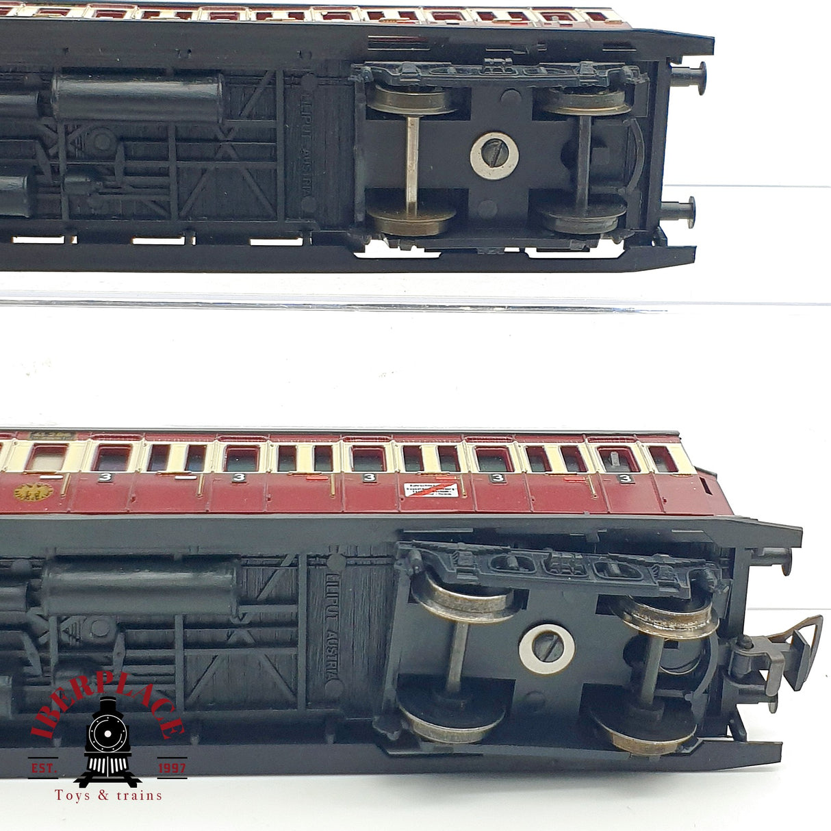 ♻️ DC 2x Liliput vagones pasajeros DRG 41286 H0 escala 1:87