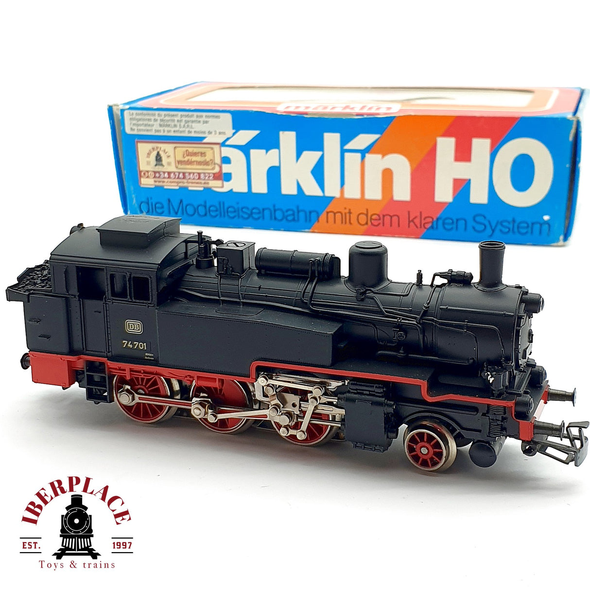 ♻️ Märklin 3095 Locomotora BR 74 704 DB H0 escala 1:87