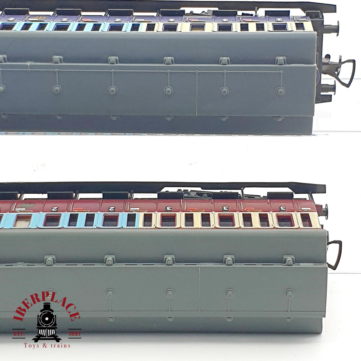 ♻️ DC 2x Liliput vagones pasajeros DRG 30391  H0 escala 1:87