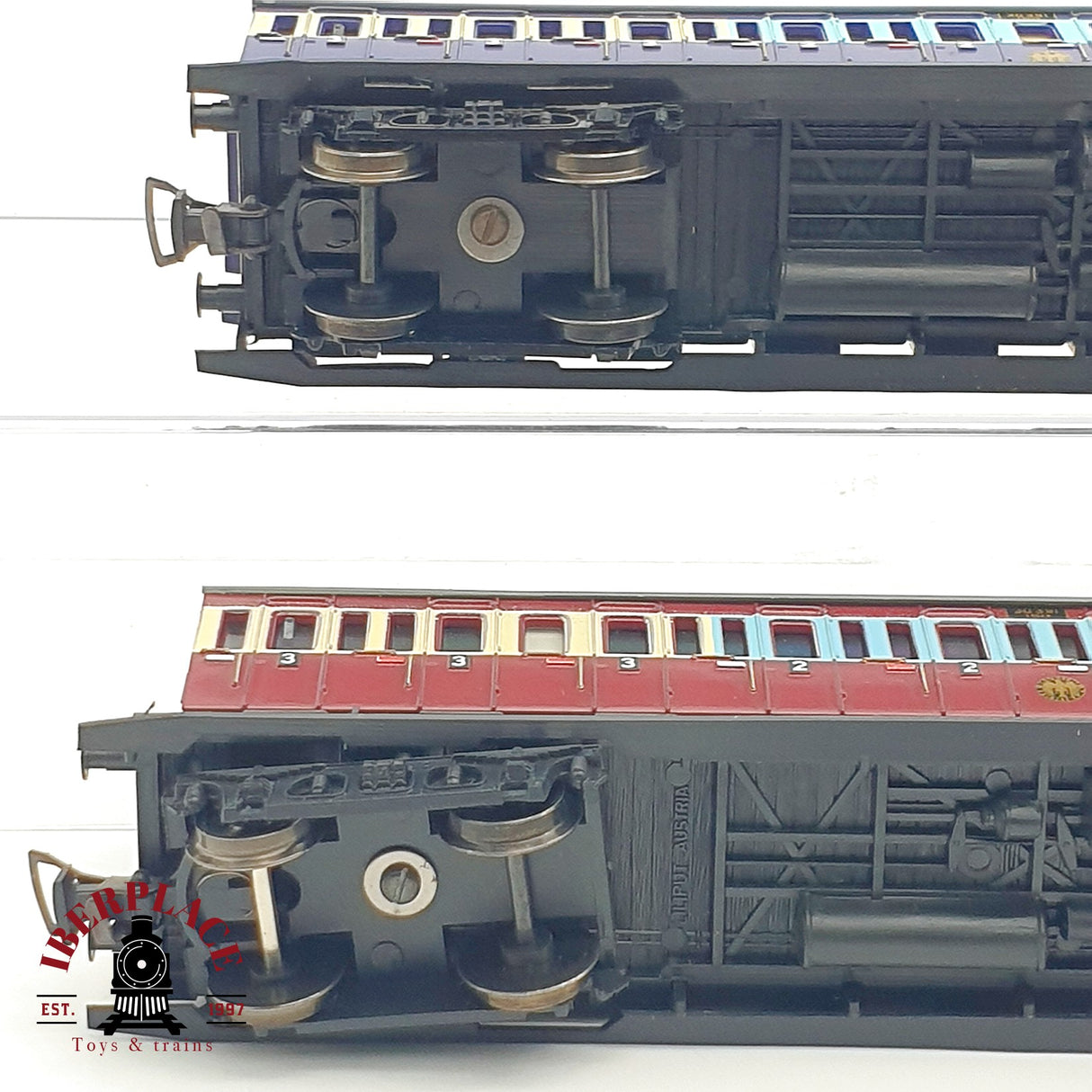 ♻️ DC 2x Liliput vagones pasajeros DRG 30391  H0 escala 1:87
